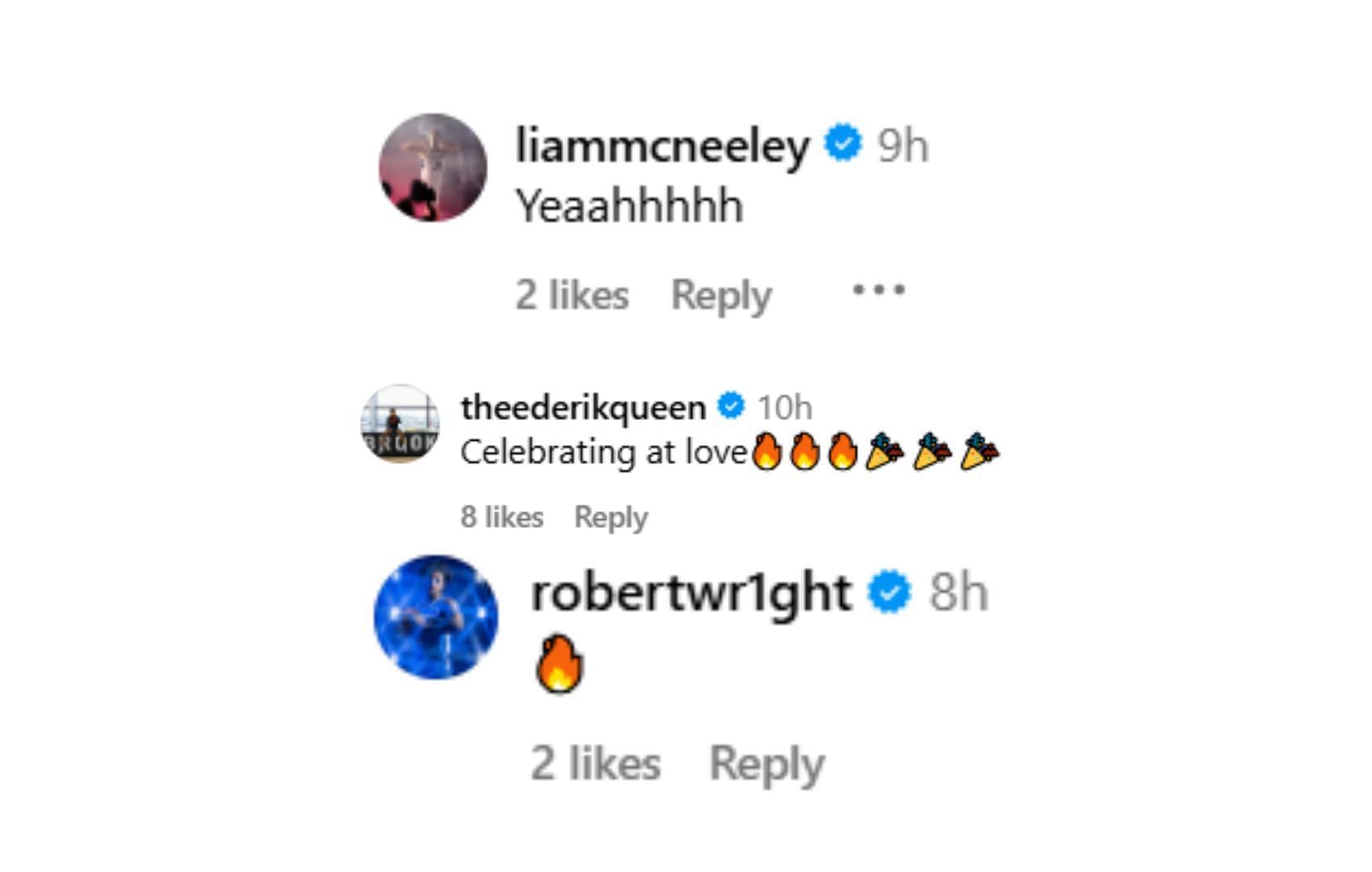 UConn, Baylor Bears, and Maryland Terrapins' standouts comment on Givens' post | via @lilcurtis3/ig